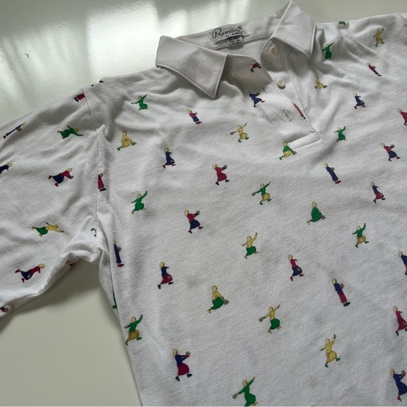 Vintage HTF Women’s Bowling Shirt by AMF 1970’s Mini Bowlers Size Med - Picture 2 of 8